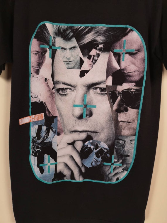 Vintage David Bowie 1990 World Tour Tee Size Medi… - image 5