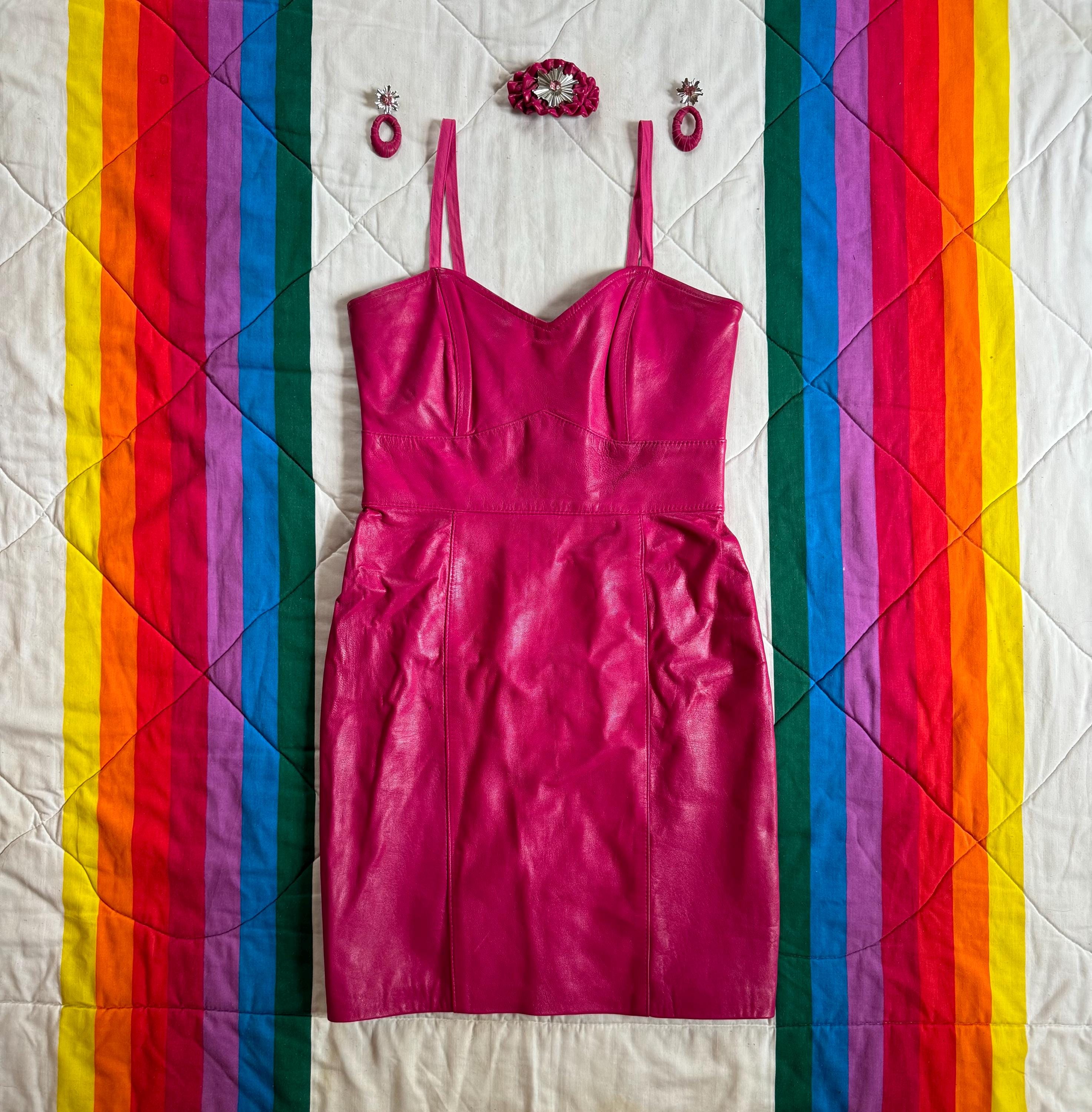chinese dress ladies Raven Vegan Leather Dress Xs / Deep Purple