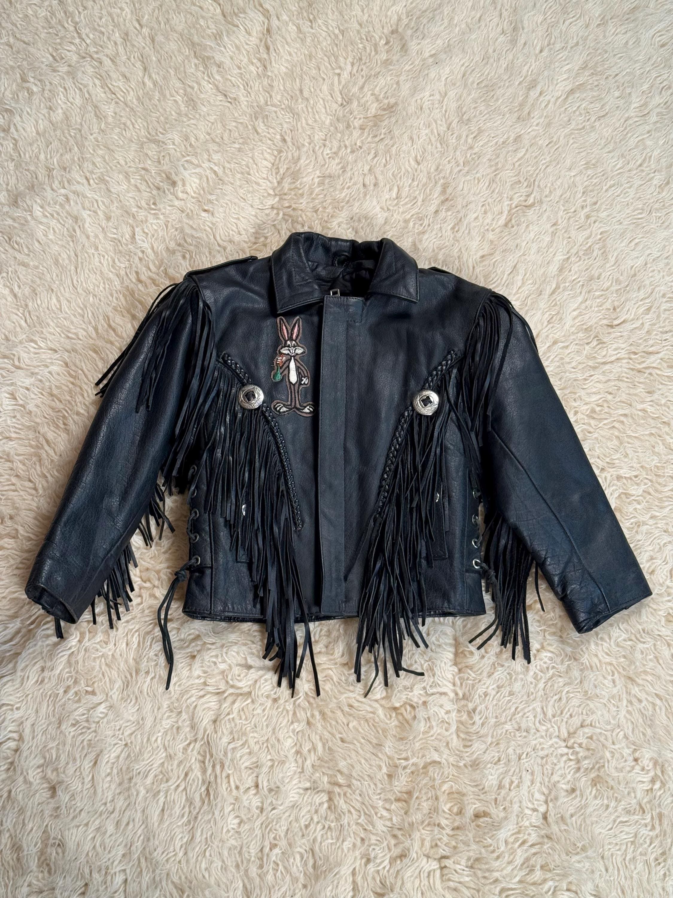 Vintage childrens leather jacket - Etsy 日本