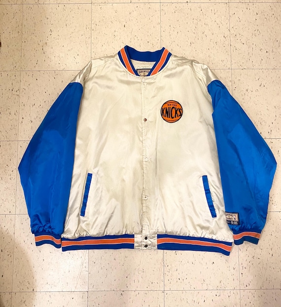 1990's New York Knicks NBA Hardwood Classics Nylon Bomber Jacket