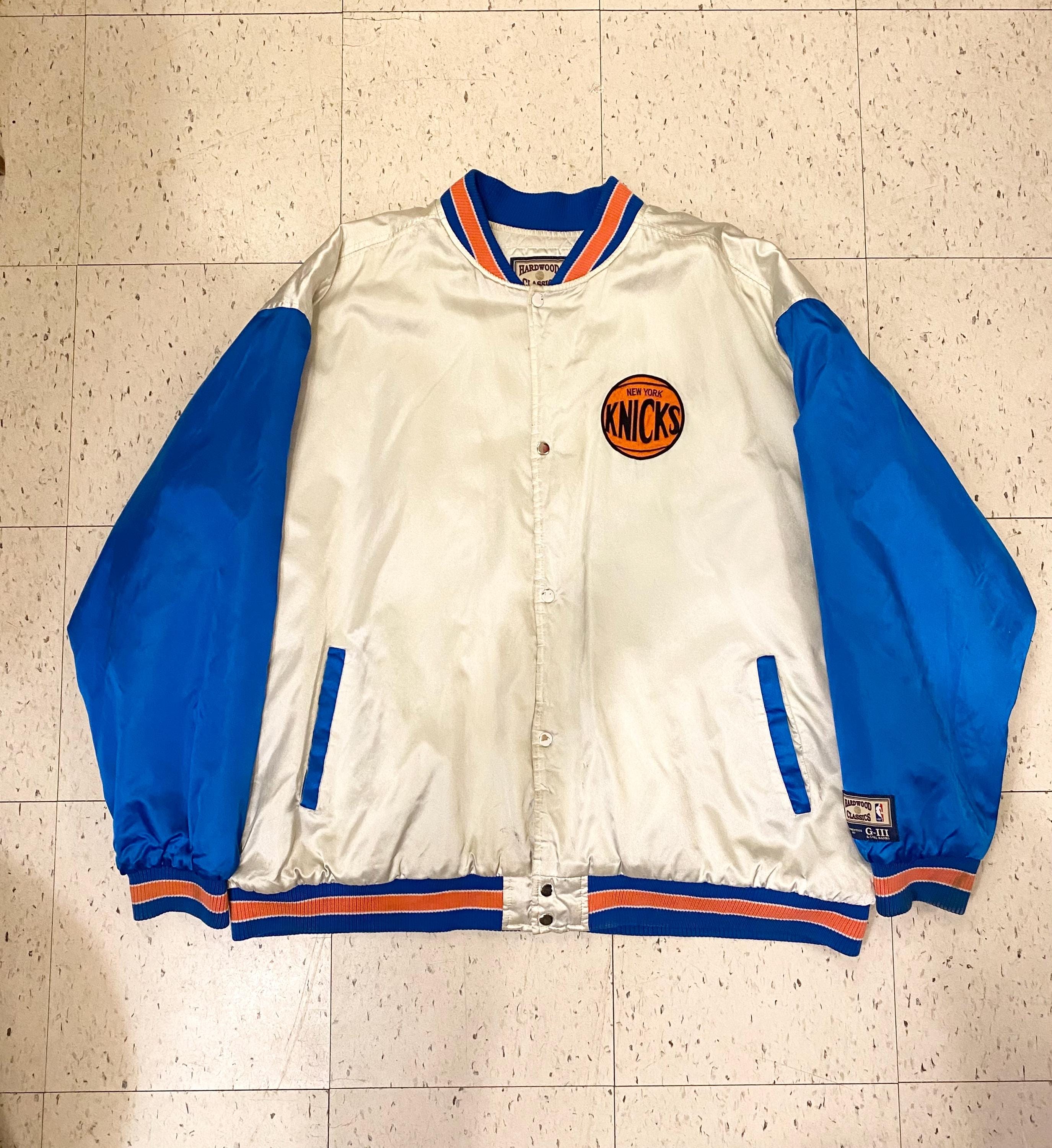 1990's New York Knicks NBA Hardwood Classics Nylon Bomber Jacket