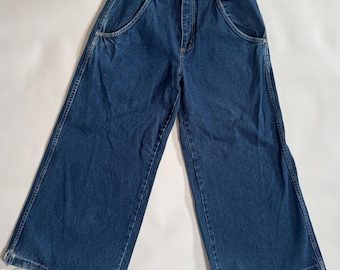 Vintage Snake Eyes Jeans Super Wide Leg Rave Pants 90s Skater