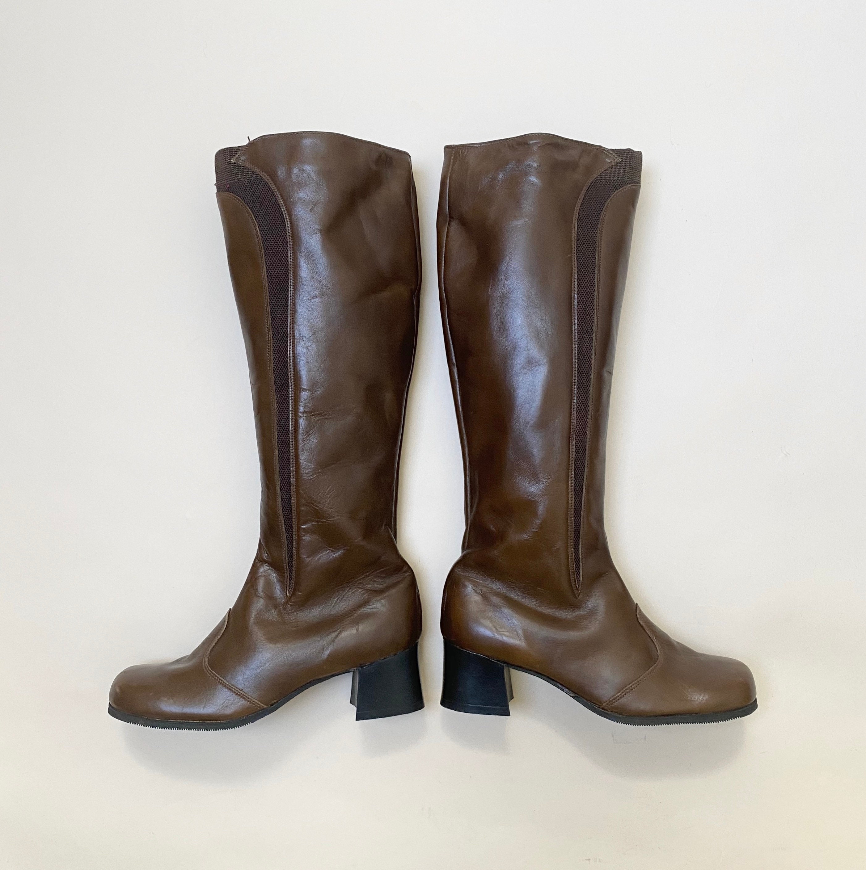 1960s knee high boots