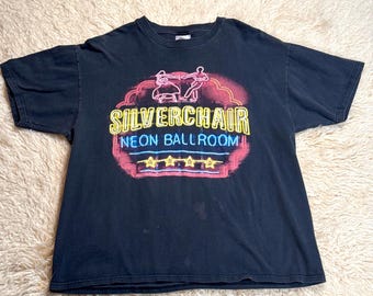 T-shirt Unisexe Silverchair Frogstamp - Réimpression Années 2000, Noir, 100% Coton Lourd - Neuf Avec étiquettes