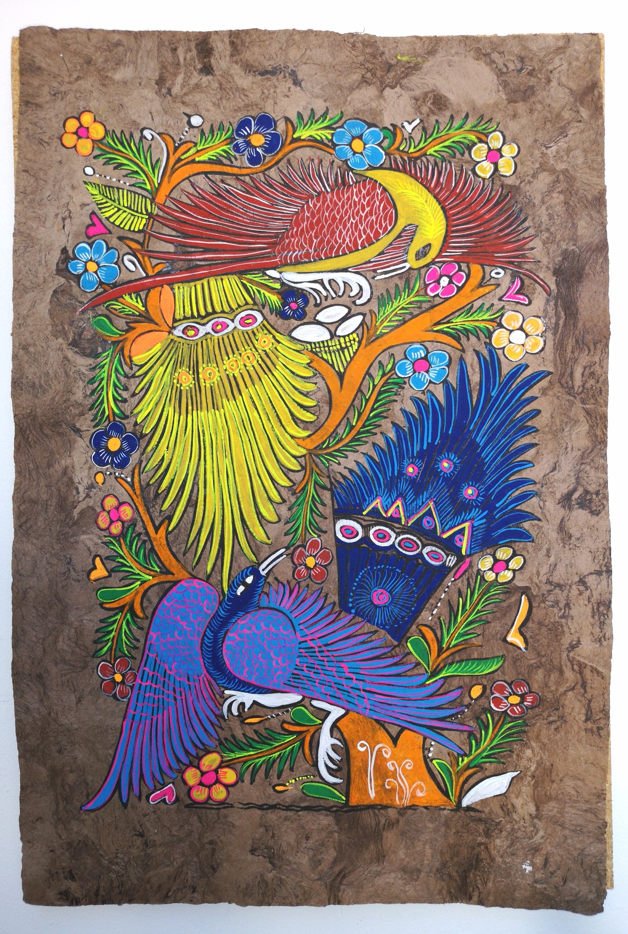 Best Peacock Acrylic Painting For Sale l Royal Thai Art