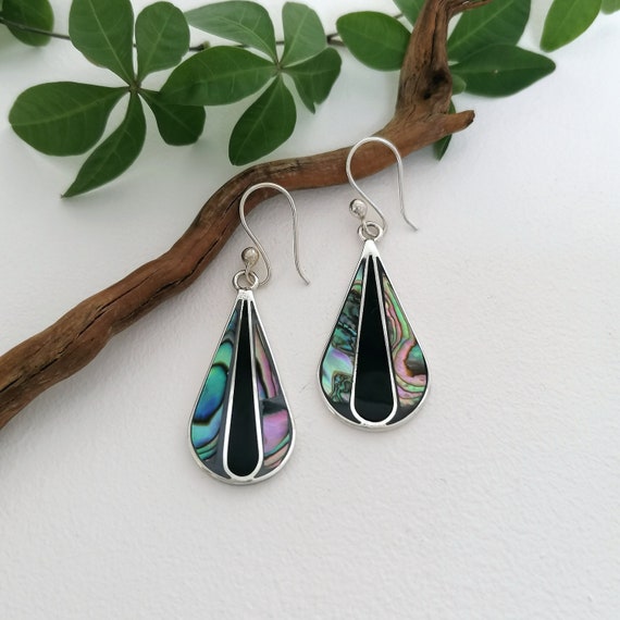 Chalcedony Teardrop and Triangle Earrings Gold-plated Sterling Silver Chalcedony Teardrop and Triangle Earrings Gold-plated Sterling Silver