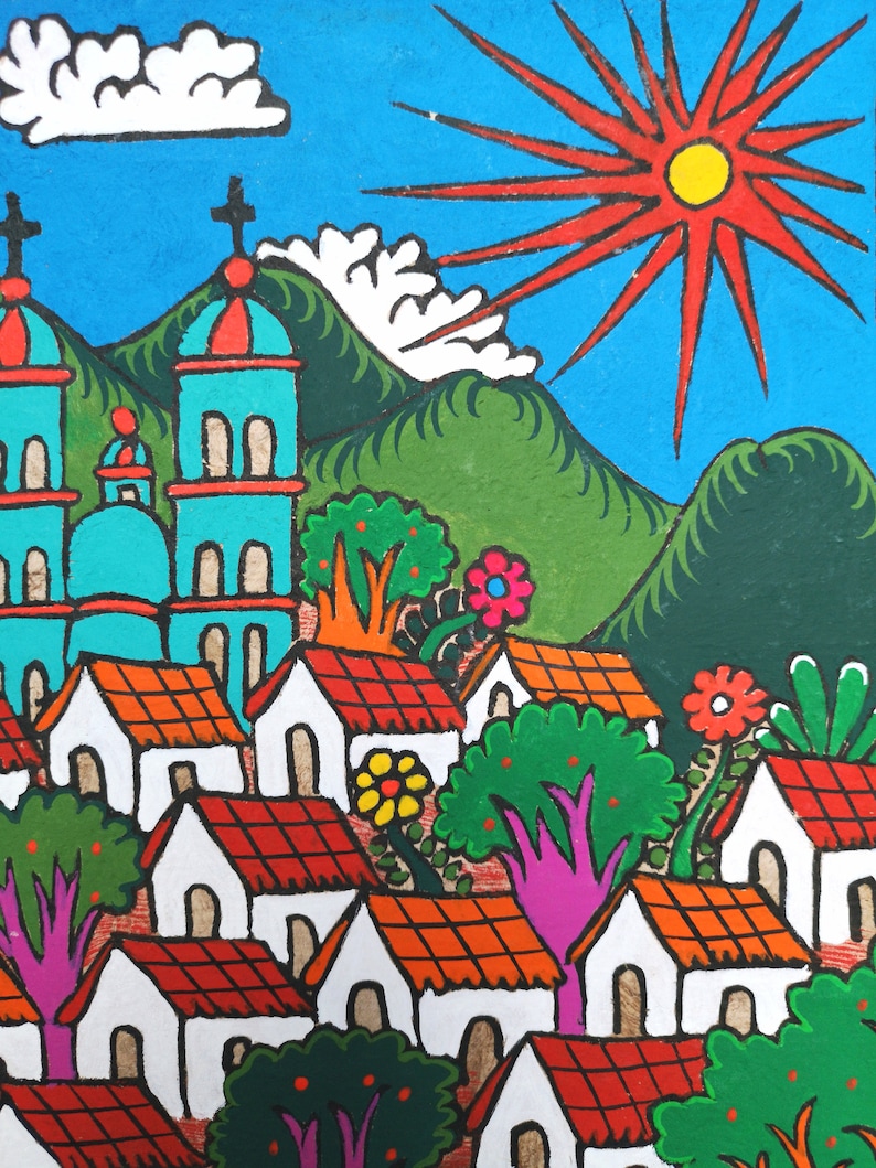 Mexican Folk Art Housewarming Gift Mexican Decor Mexican Etsy