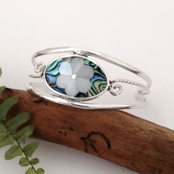 Abalone cuff bracelet deals