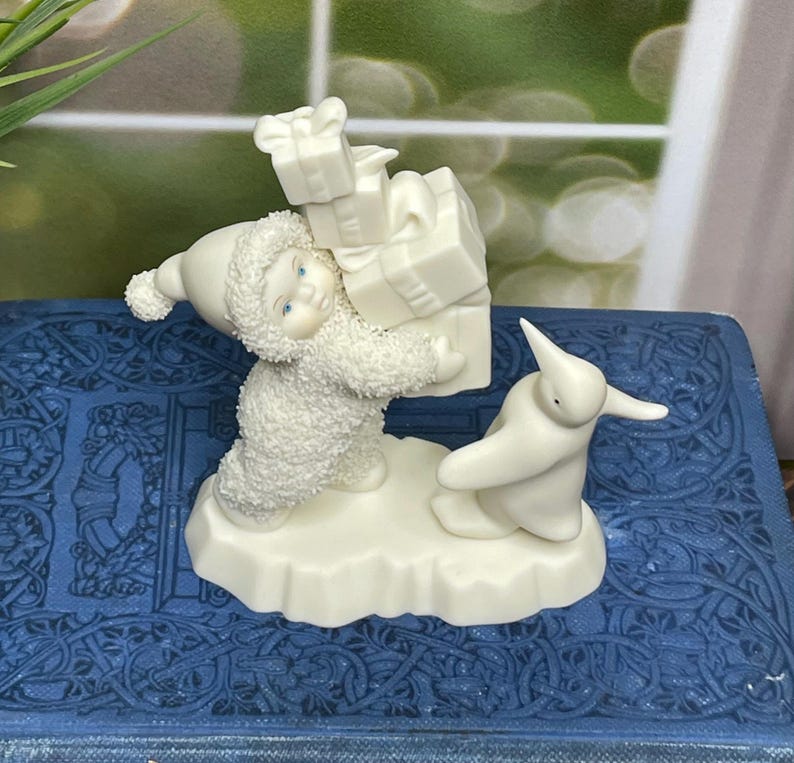 Figurina Department 56 Snowbabies In Porcellana Multicolore, 12,7 Cm, Collezione Classics - 3