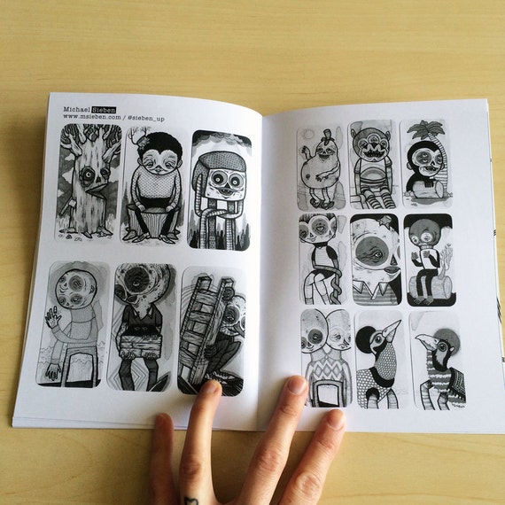 A5 Zine: the DIY EYE Issue 1 - A Group Art Zine on the Loose