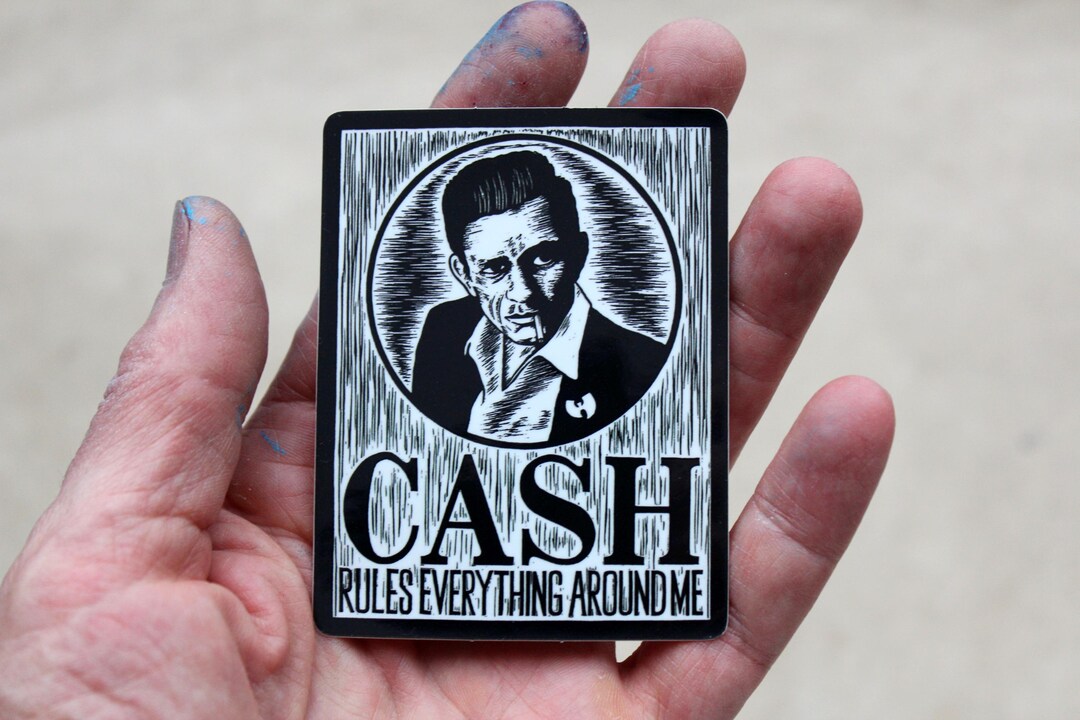 CASH Sticker Pack - 4 Piece Vinyl Sticker Pack - Etsy