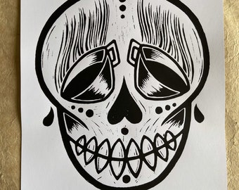 Tea Skull - SIEBDRUCK, signiert Artists Proof