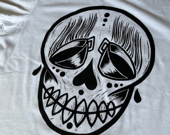 Tea Skull - printed T-Shirt