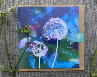 Dandelion Botanical Art Card