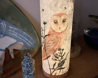 Barn Owl Paper Lantern Shade