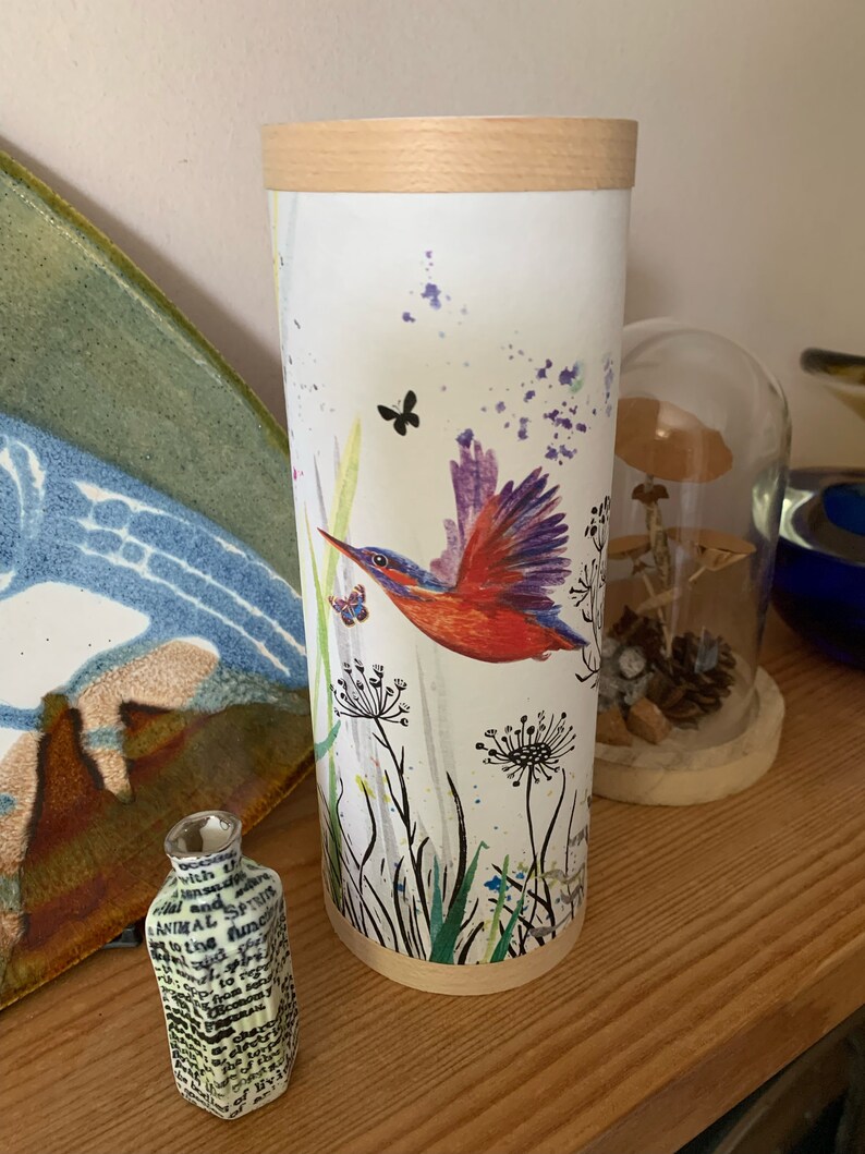 Kingfisher Paper Lantern Shade image 2