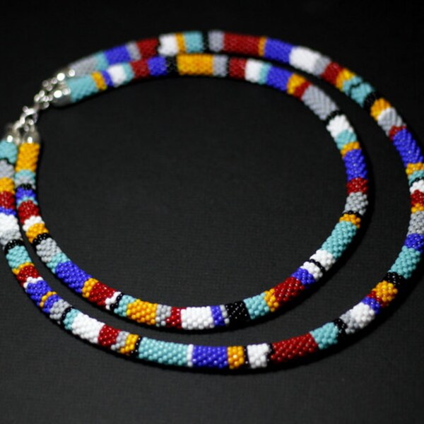 African Rope Necklace - Etsy