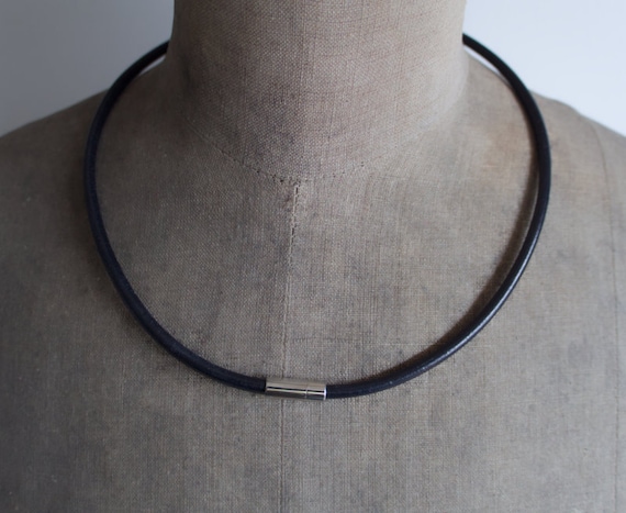 Versace Greca Braided Leather Necklace - Farfetch