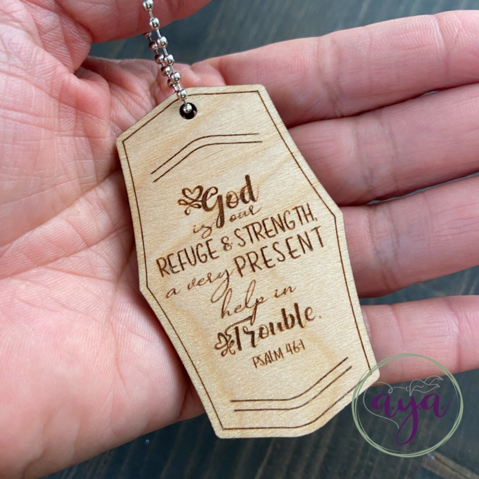 God Is Scripture Keychain Laser Engraved Keychain Key Rings Etsy