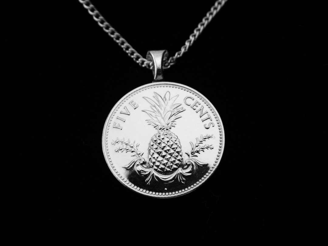 THE BAHAMAS Hospitality Pineapple 5c Lady's Necklace Etsy