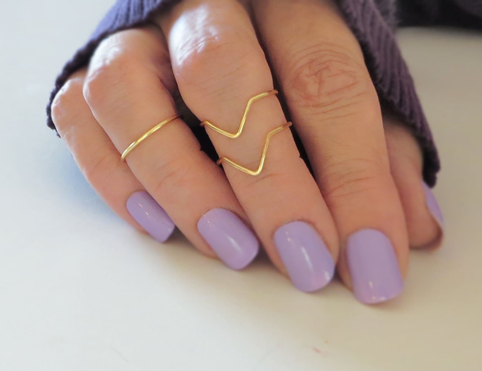 Knuckle Ring Set of 3 Above the Knuckle Rings Adjustable Midi Etsy