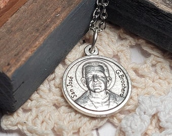 Saint Joseph Gabriel Brochero, Jose Gabriel del Rosario Brochero Italian Medal Catholic Gift, Necklace With Gift Box Patron of Córdoba