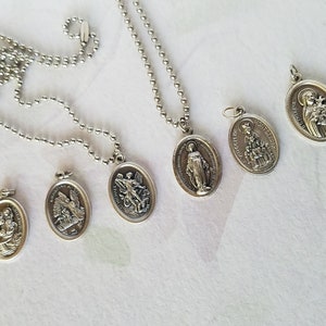 Our Lady of Knock Medal, Miraculous Medal, Immaculate Heart Catholic Ball Chain Necklace Our Lady of Lourdes image 6