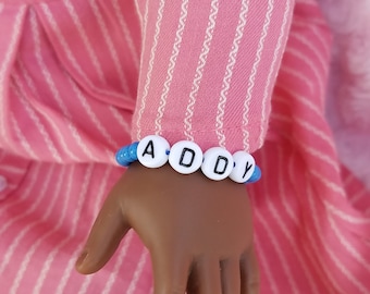 Personalized Doll ID Bracelet, Matching Girl & 18 Inch Doll Bracelet