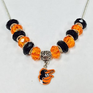 Baltimore Oriole Bird necklace