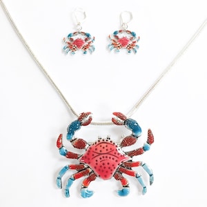 Crab Necklace Set