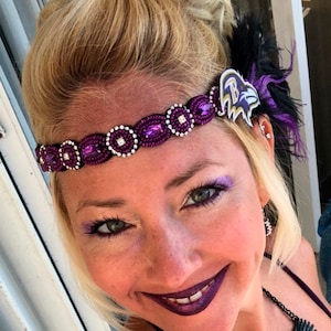 Baltimore Ravens head dress (small)