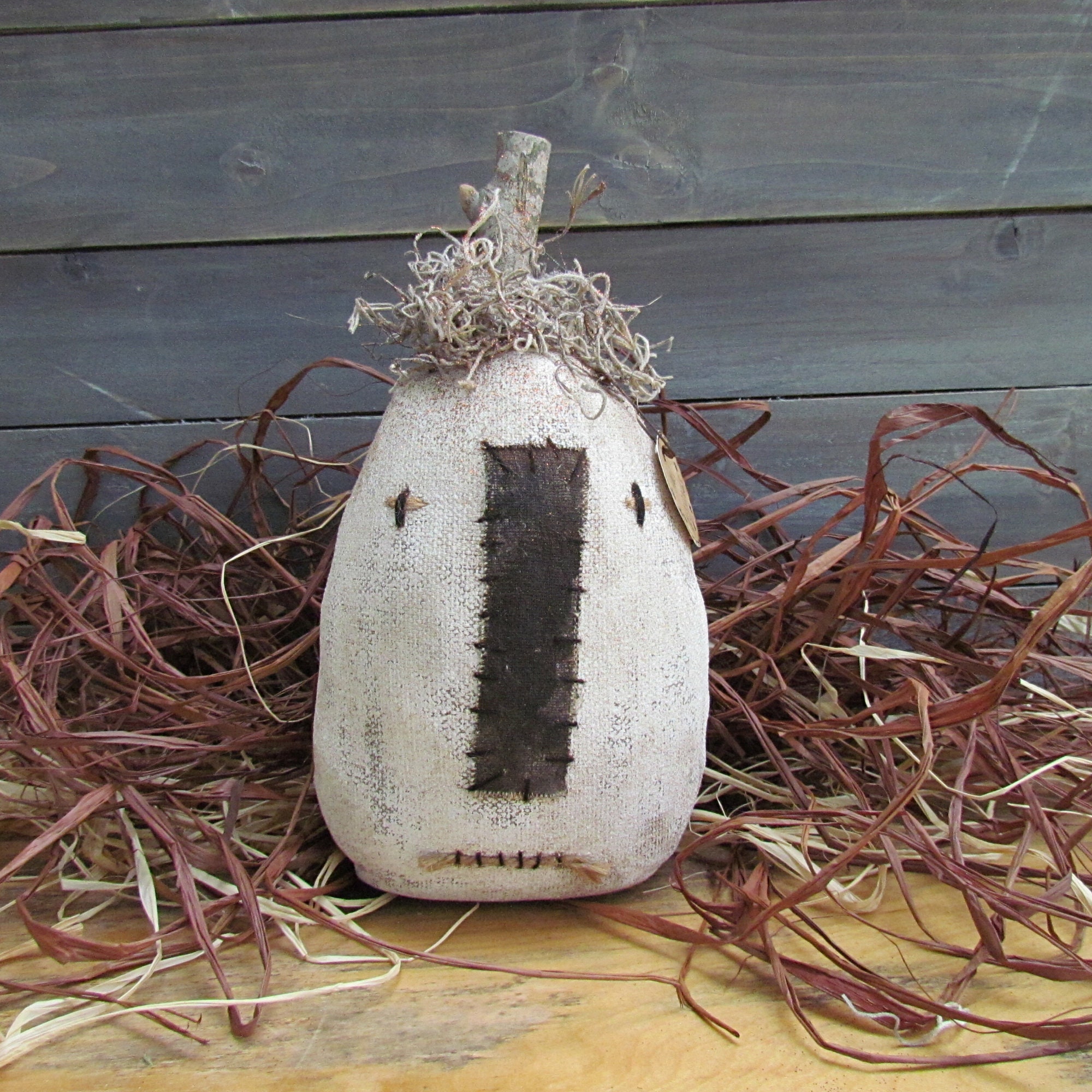 Decoración de calabaza primitiva Otoño primitivo Caída de | Etsy