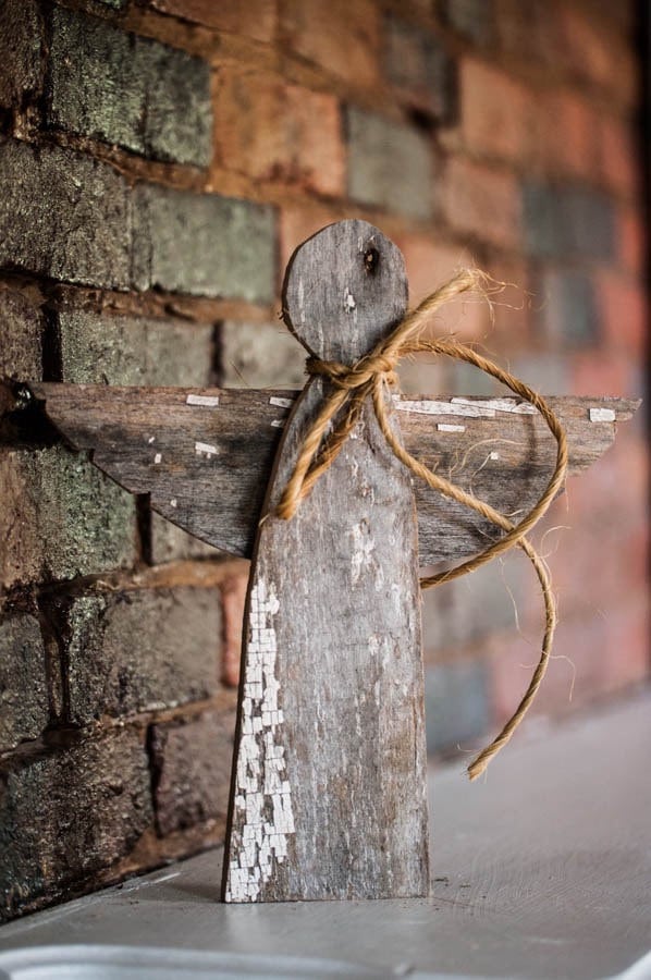 Wooden Yard Angel - Etsy