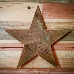 Rustic Wooden Star Housewarming Gift Reclaimed Wood Star Farmhouse Star Barn Star Western Star Decoration Barn Wood Star Decor Wedding Gift