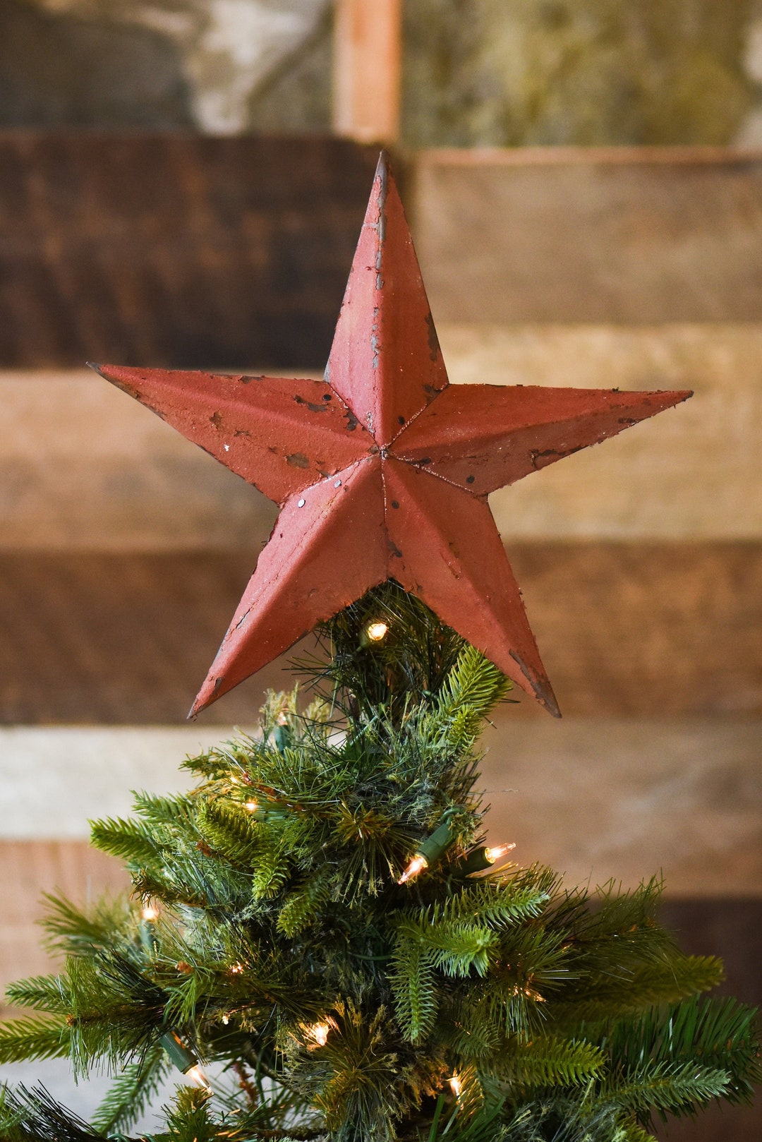 teori glide på den anden side, Red Star Christmas Tree Topper Decoration Red Metal Star - Etsy