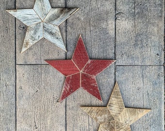 Reclaimed Barn Wood Star Wall Decoration Farmhouse Star Wall Hanging Decor 24” Barn Star Decor Reclaimed Wood Star Housewarming Gift