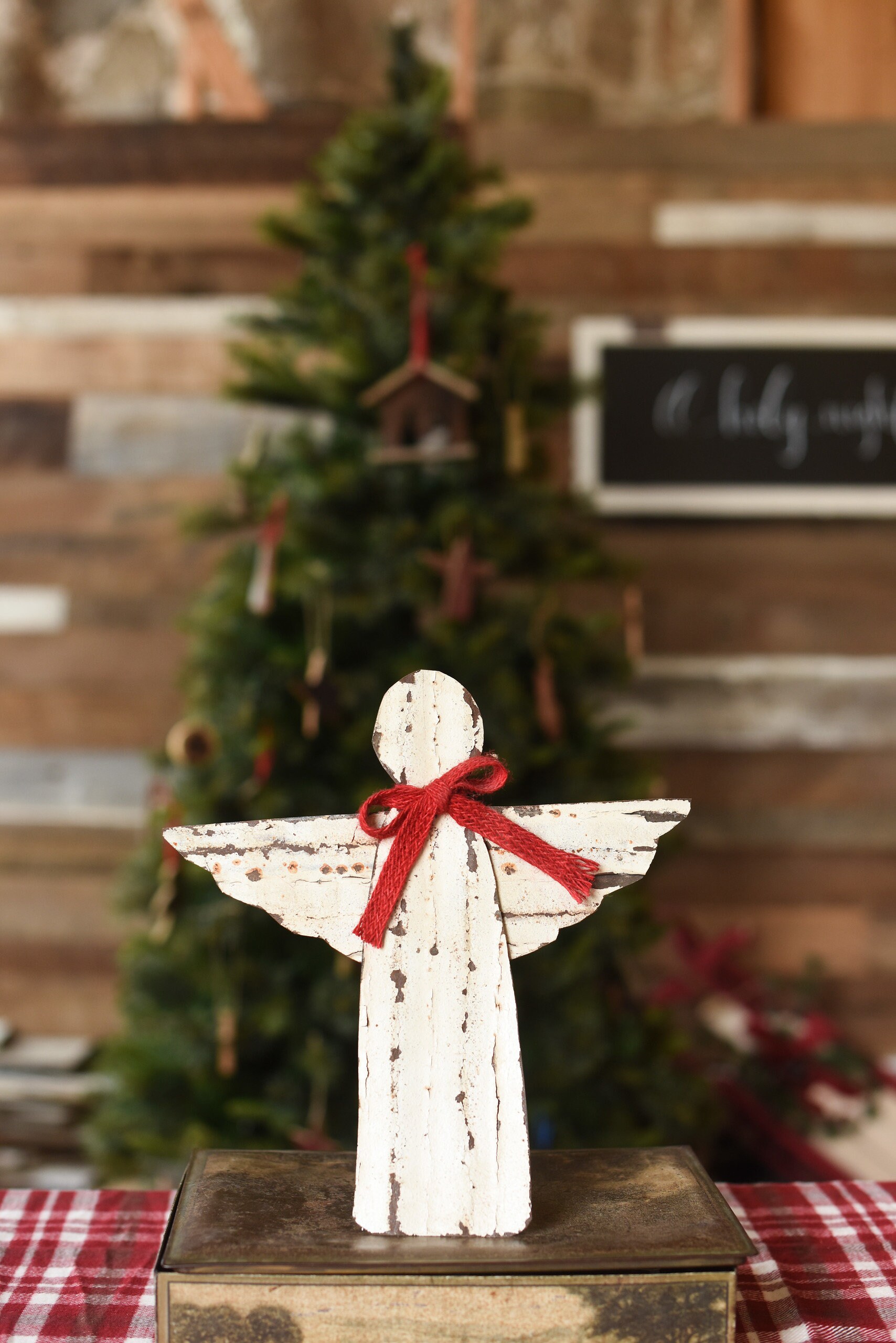 25-Pack Unfinished Wooden Angel Ornaments - 3.8 Inch Christmas Tree Decor Craft Blanks