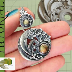 Tutorial Sky Guide 11 Metal Clay Hand-forming Step Guide  - Forming Dimension With Flex Metal Clay