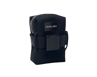 Black Saddle Bag | Bicycle saddle bag | Bike seat bag | Bicycle travel accessories | Bikepacking | Bike gear bag | Tool bag | Cycling gift