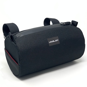 Borsa manubrio nera / Borsa manubrio bici / Borsa burrito / Borsa manubrio bici / Borsa barile bici / Regalo ciclismo