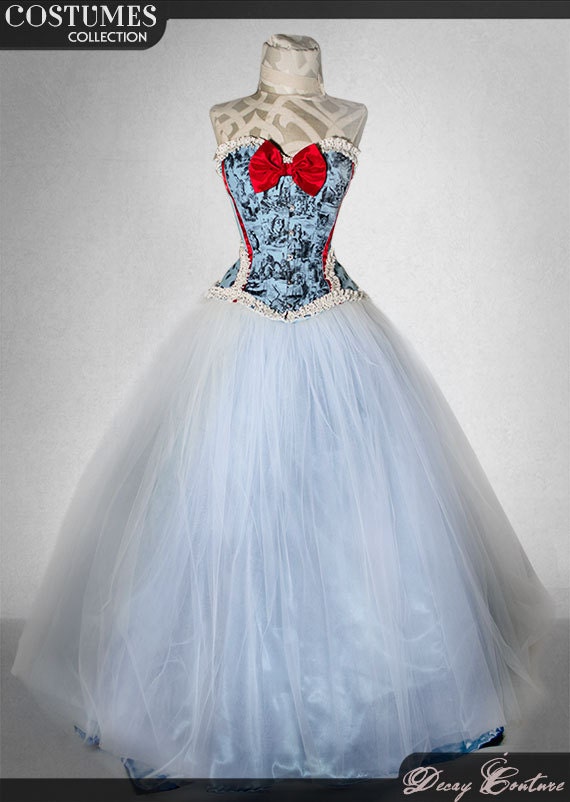 ALICE IN WONDERLAND wedding dress 