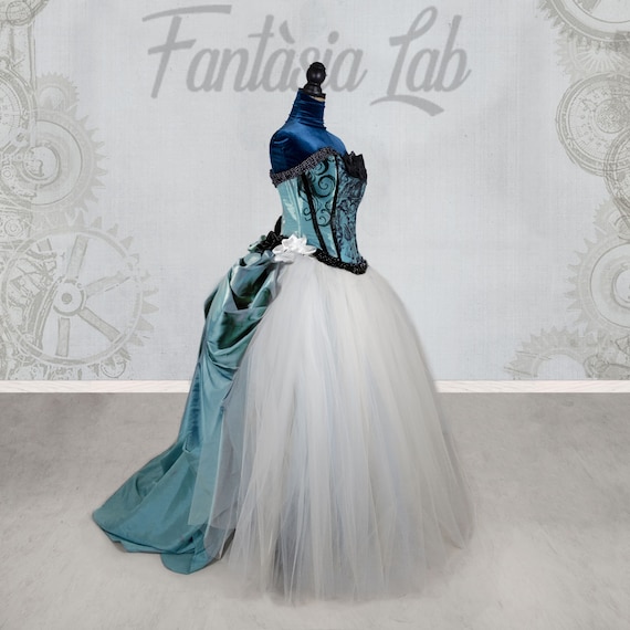 steampunk prom dress