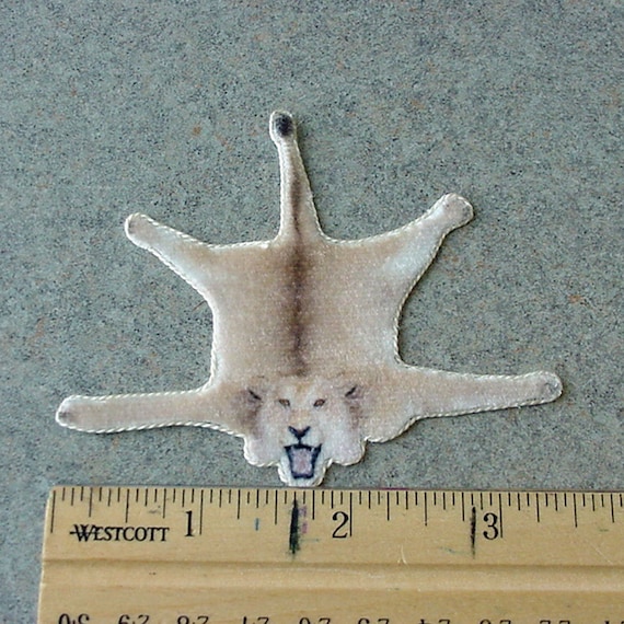 Dollhouse Miniature Lion Skin Half Scale 1:24 Scale Artisan - Etsy Dollhouse Miniature Lion Skin Half Scale 1:24 Scale Artisan - Etsy