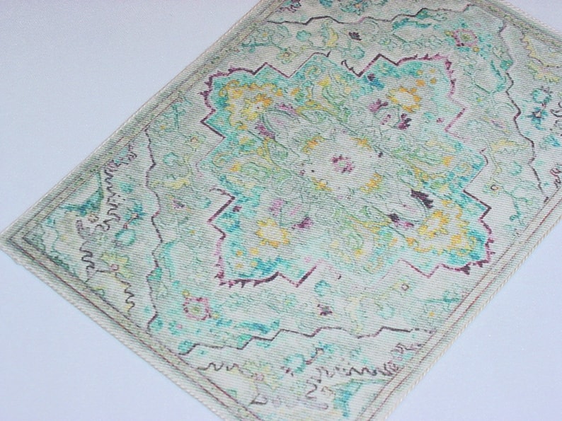 Miniature Ancient Big Map for 1:6 1:12 Scale Dollhouse Room Wall Decoration