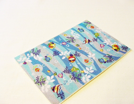 Dollhouse Rug Tropical Fish Beach Nautical Dolls House Carpet Artisan