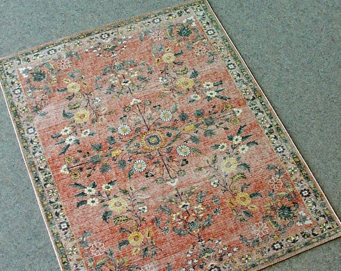 Odoria 1/12 Scale Dollhouse Miniature Rugs Set - 4 Piece Oriental Floral Carpets For Living Room, Kitchen - View #3