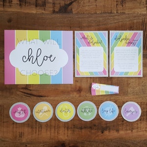 Doljabi Kit • Rainbow Theme • Multicolored • Korean First Birthday • Doljanchi