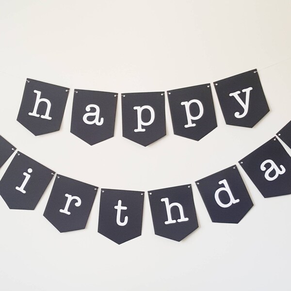 Black White and Yellow Party Decorations Etsy