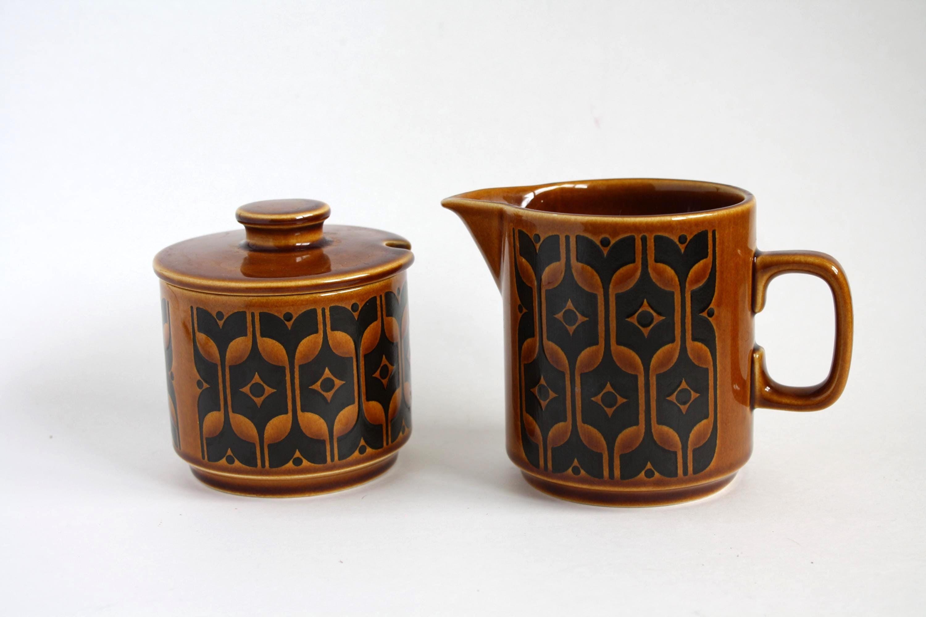 レアHornsea・ホーンジー/ストライプ・赤・蓋付きジャム小物入れ Hornsea - Etsy
