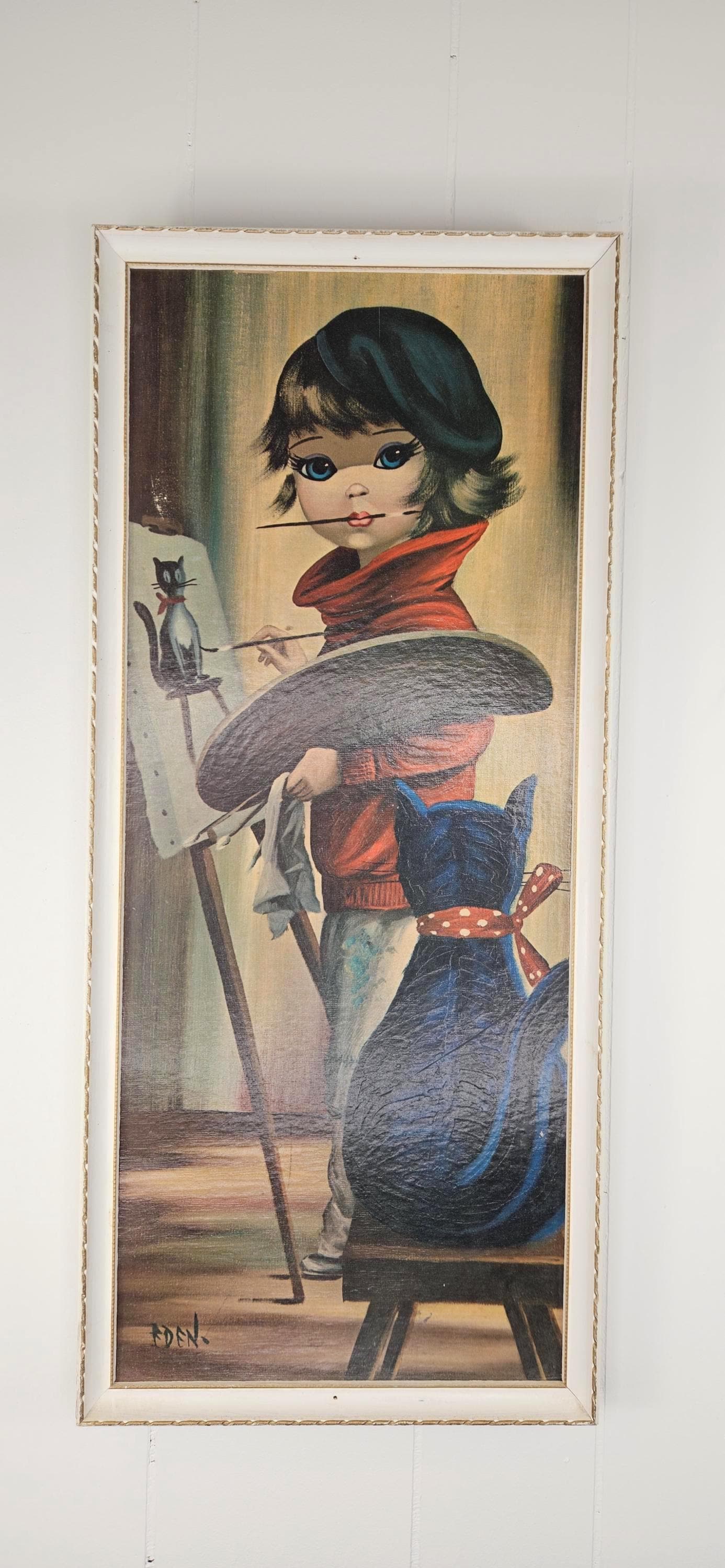 1960s Big Eyed Art - Etsy